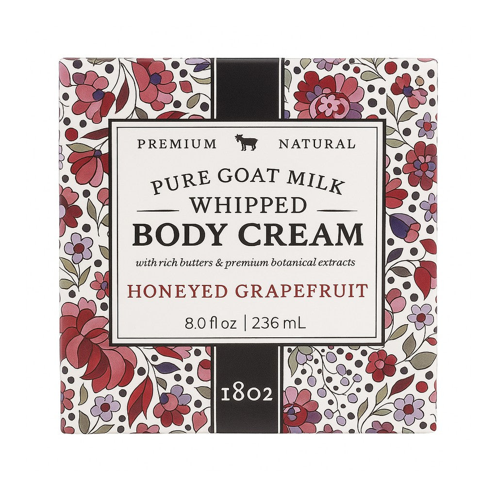 Beekman 1802 Body Cream Honeyed Grapefruit Whipped Goat Milk 8 oz