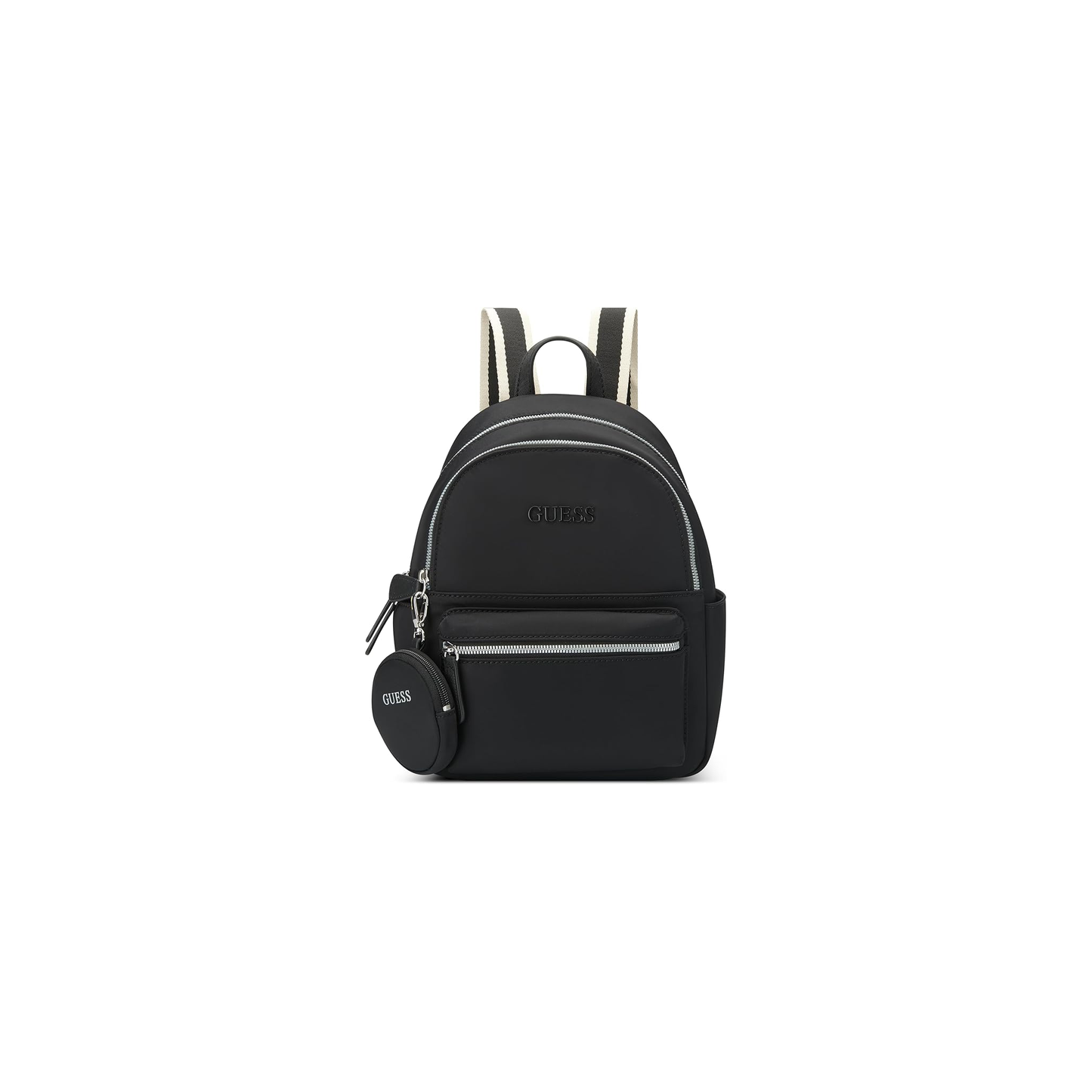 GUESS Nylon Mini Backpack with Coin Purse – Black