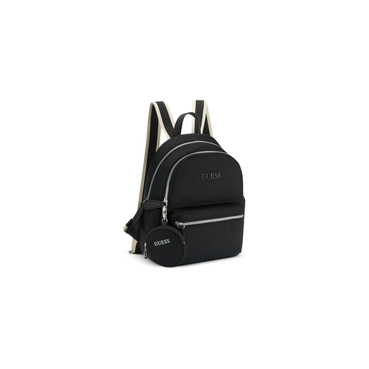 GUESS Nylon Mini Backpack with Coin Purse – Black